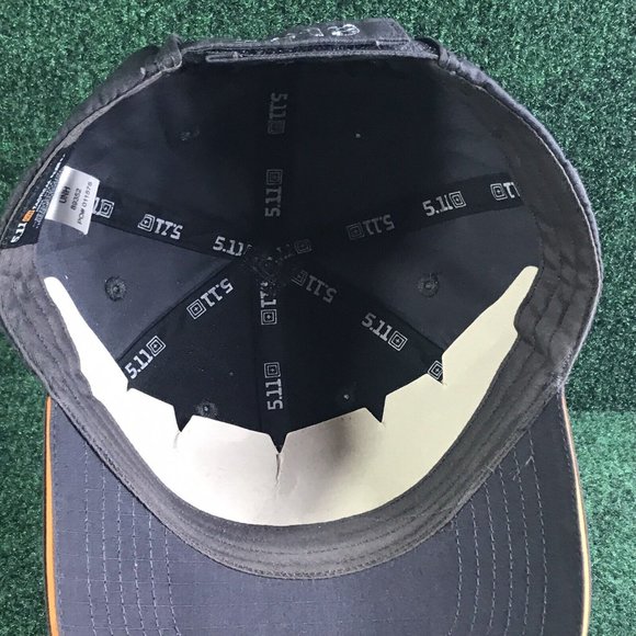 5.11 Tactical "Always Be Ready" 2013 Edition Hat Adjustable Gray  Orange Trim - Picture 6 of 8